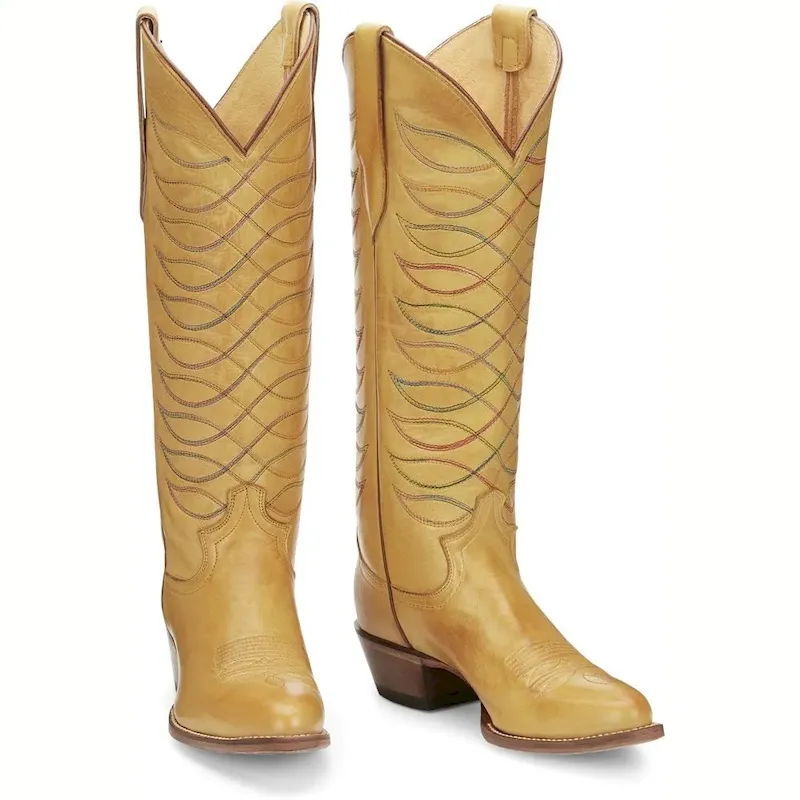 flagship store Women's Justin Whitley Cowboy Boots Yellow 2025 - Cowboy Boots